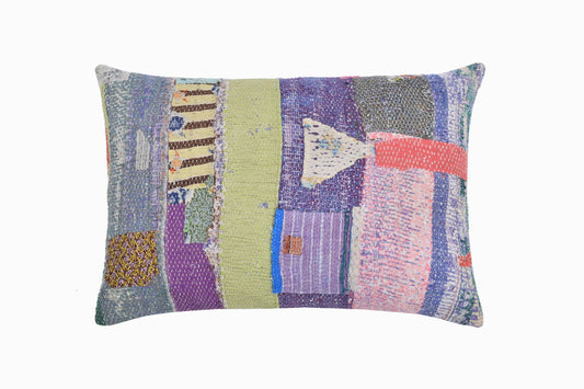 Kantha stitch cushion Ref 5