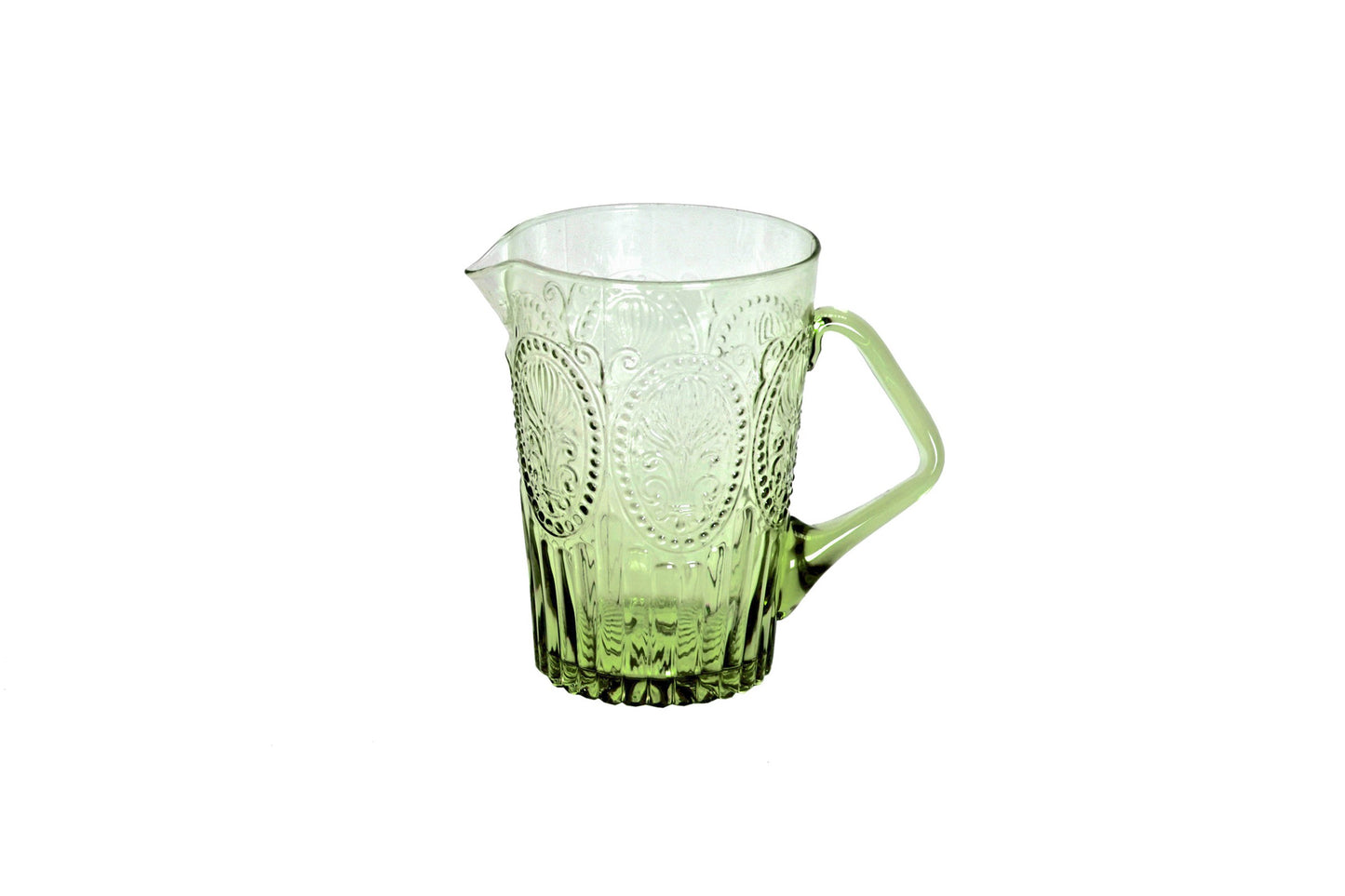 JARRA CRISTAL DECORATIVA VERDE