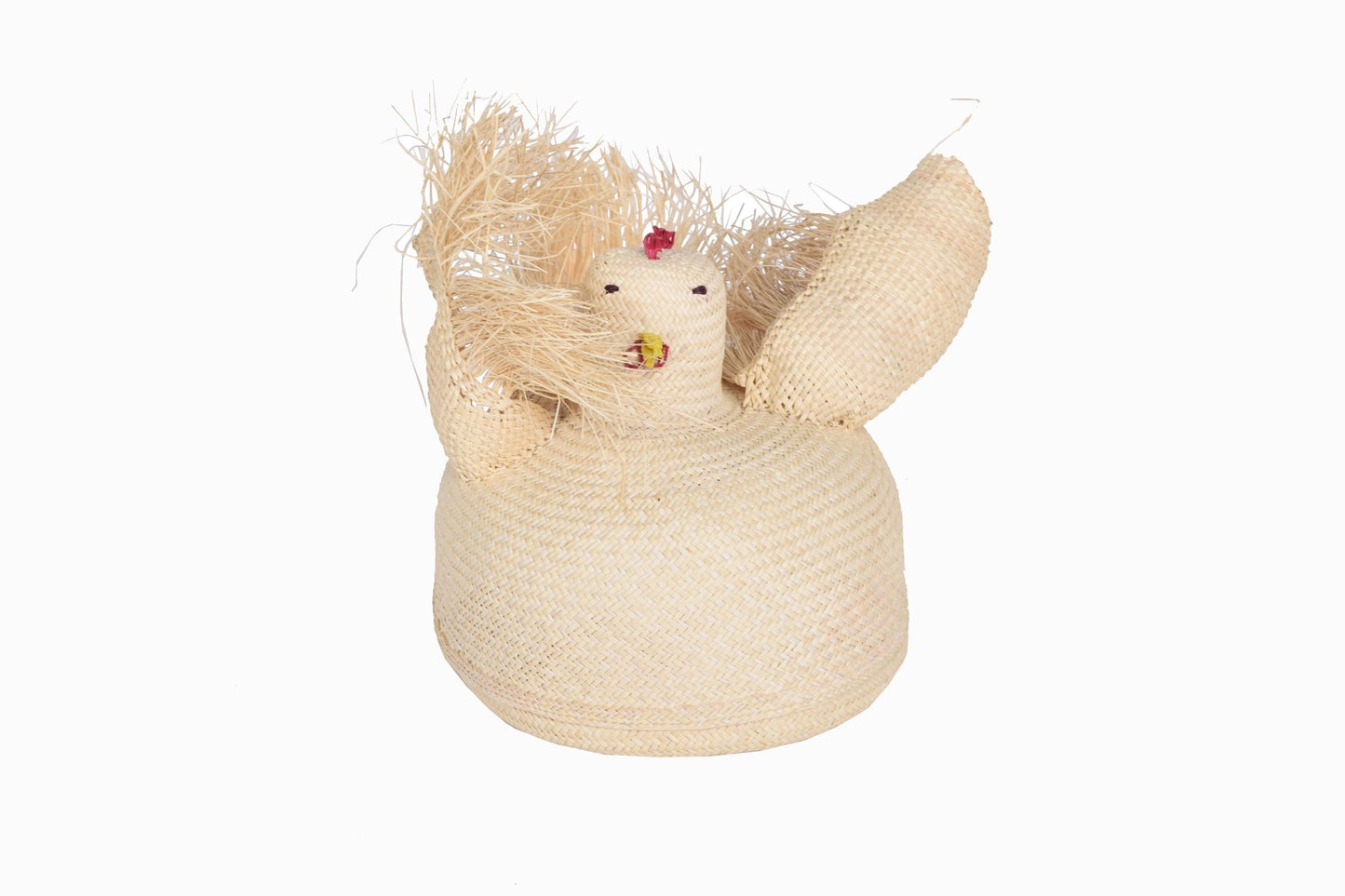CESTA DE POLLO DE PAJA COLOMBIANA REF 4