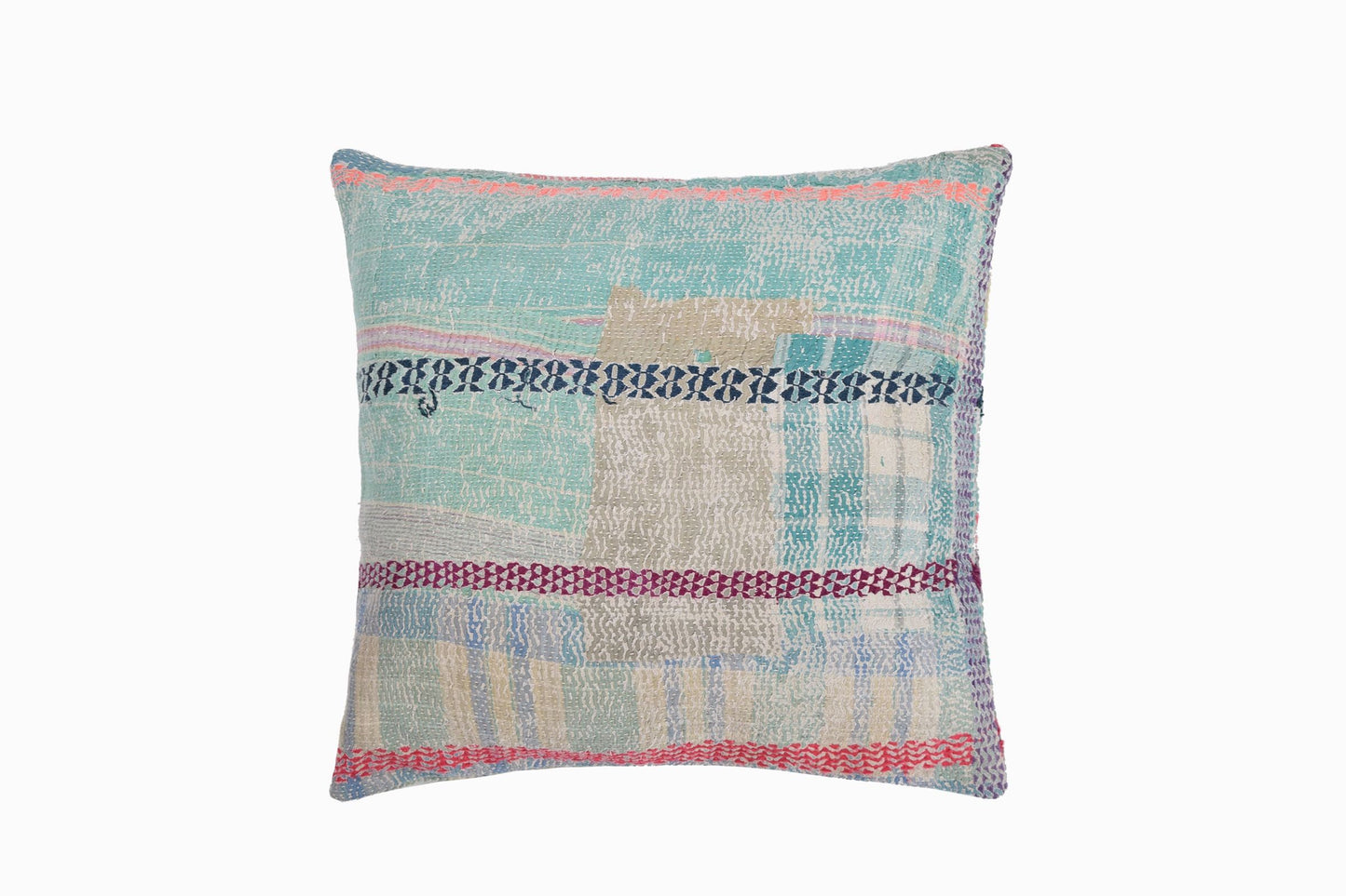Coussin point Kantha Réf 17