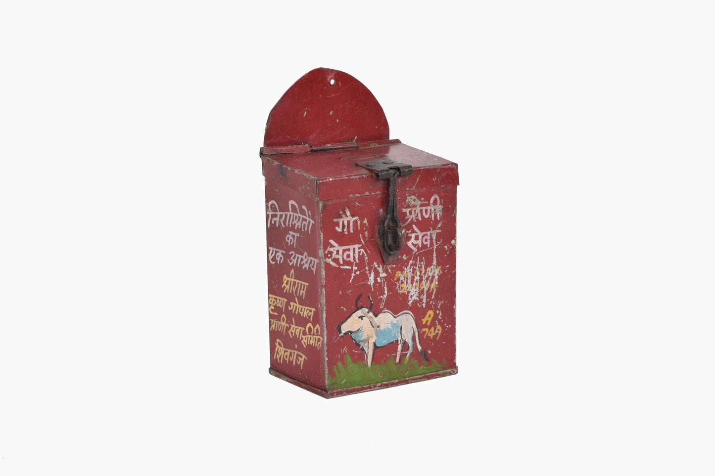 Hucha India de metal pintado Ref 6