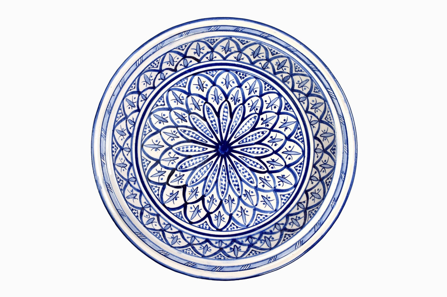 Fuente Safi azul y blanco Ref 2