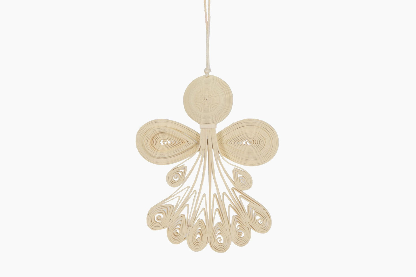Par de decoraciones de ángeles con plumas suecas