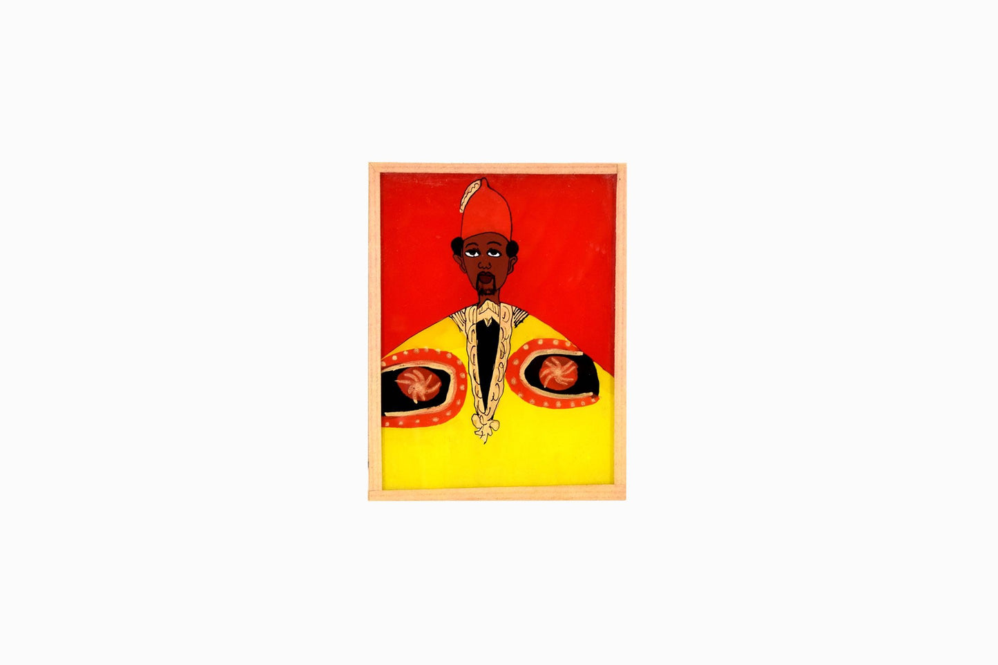 Tableau sur verre sénégalais Réf SGP22