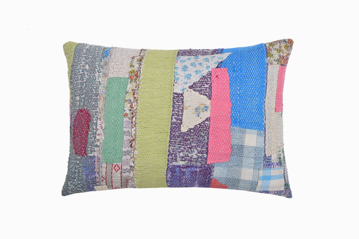 Coussin point Kantha Réf 6