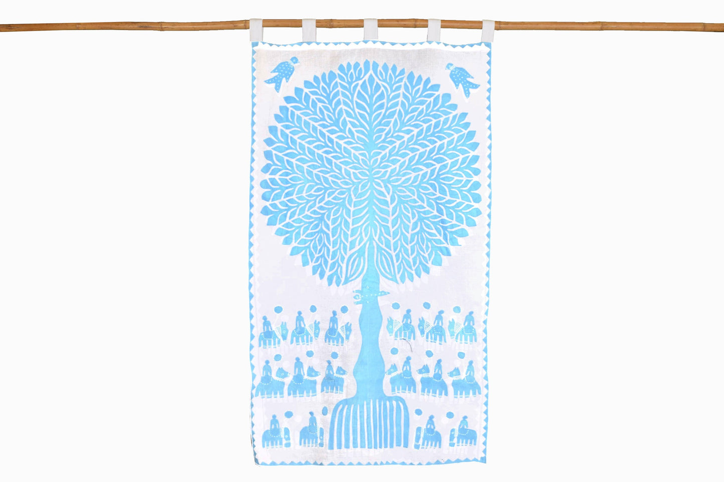 Tenture murale indienne en organdi WH74