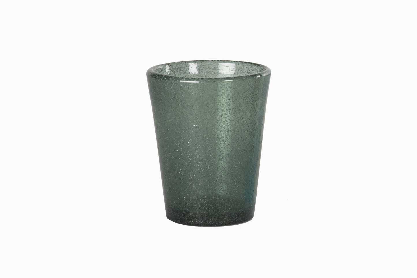 VASO BURBUJA CRISTAL AZUL HIELO