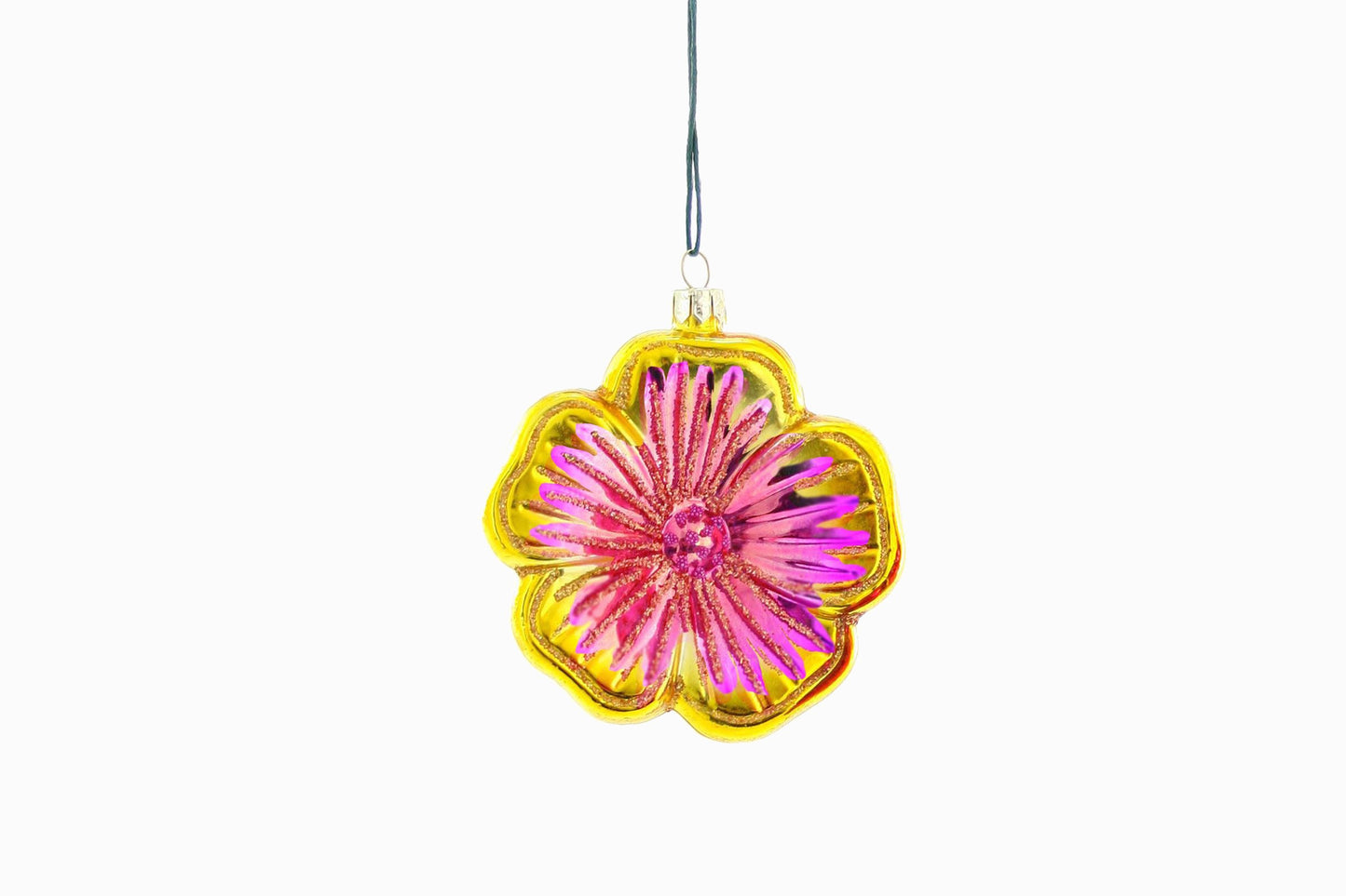 Décoration florale rose et jaune