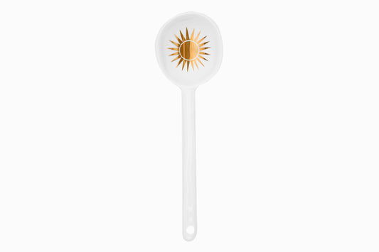 Porcelain spoon "Gold sun"
