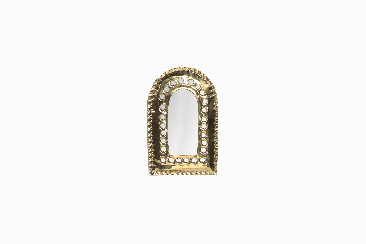 Petit arc de miroir avec des trous