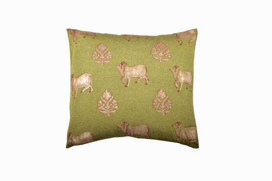 COUSSIN CARRÉ VERT SAINTE VACHE