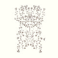 Flor trepadora - Taupe Flor trepadora - Taupe