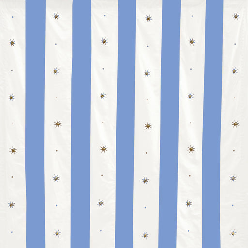 Chaîne à Bandes - Crème et Bleu Céleste Chaîne à Bandes - Crème et Bleu Céleste