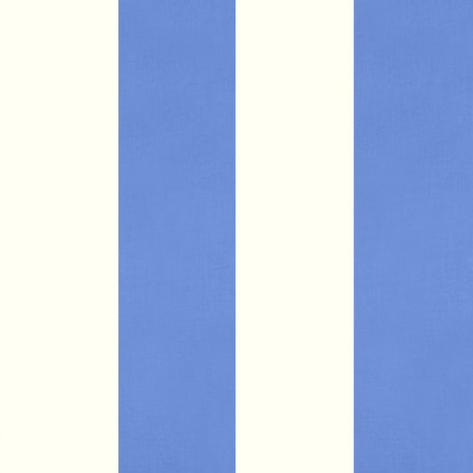 Murs de plage - Rayés - Crème et Bleu