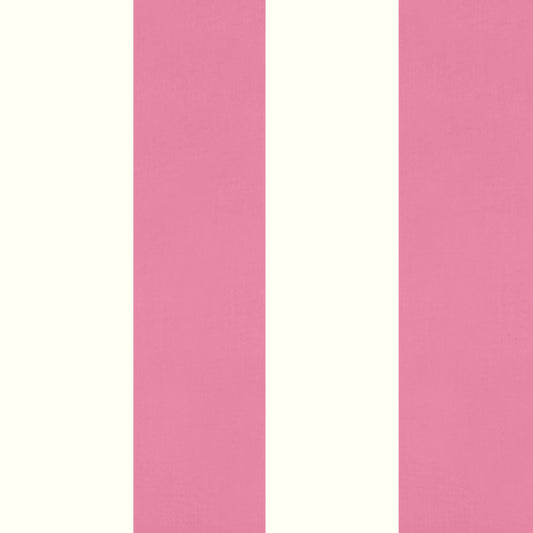 Murs de plage - Rayés - Crème et rose