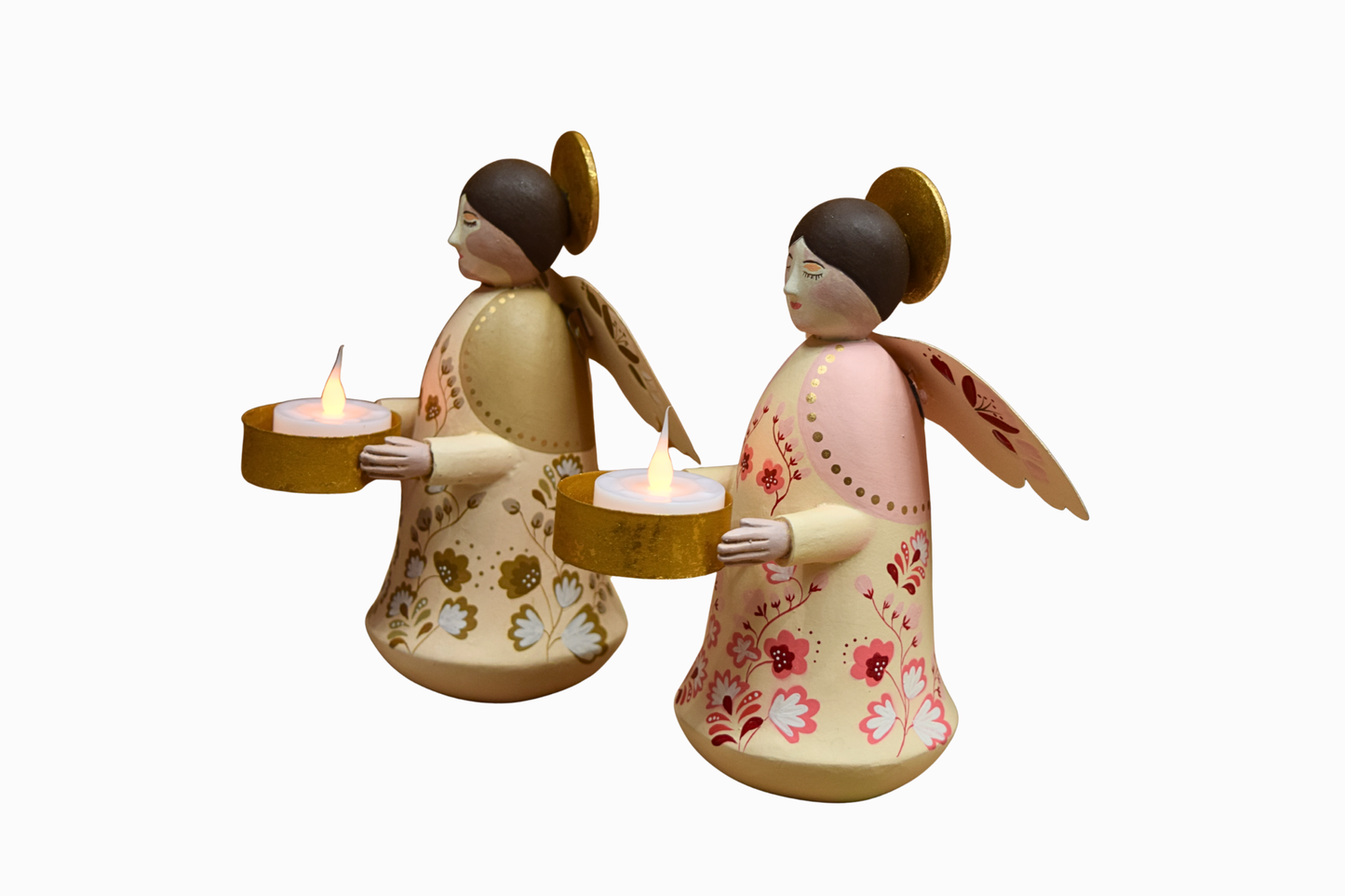 Ruby Angel Candle Holder