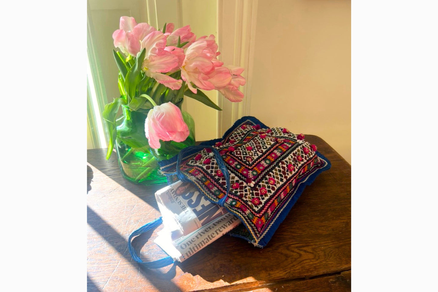 Beaded Banjari Dowry Bag