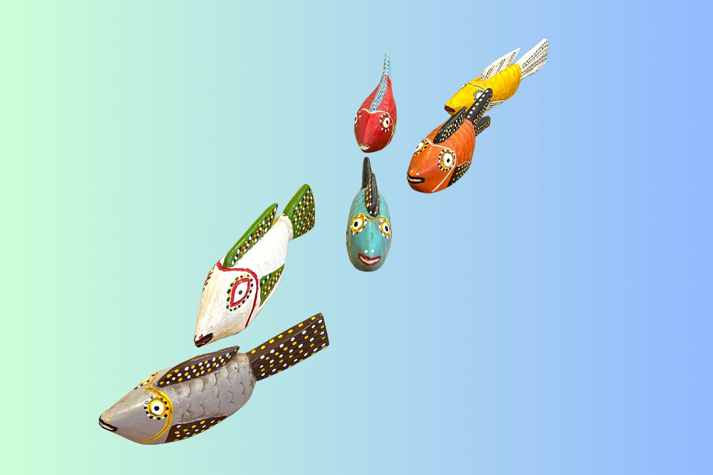 Orange & Green Bozo Fish