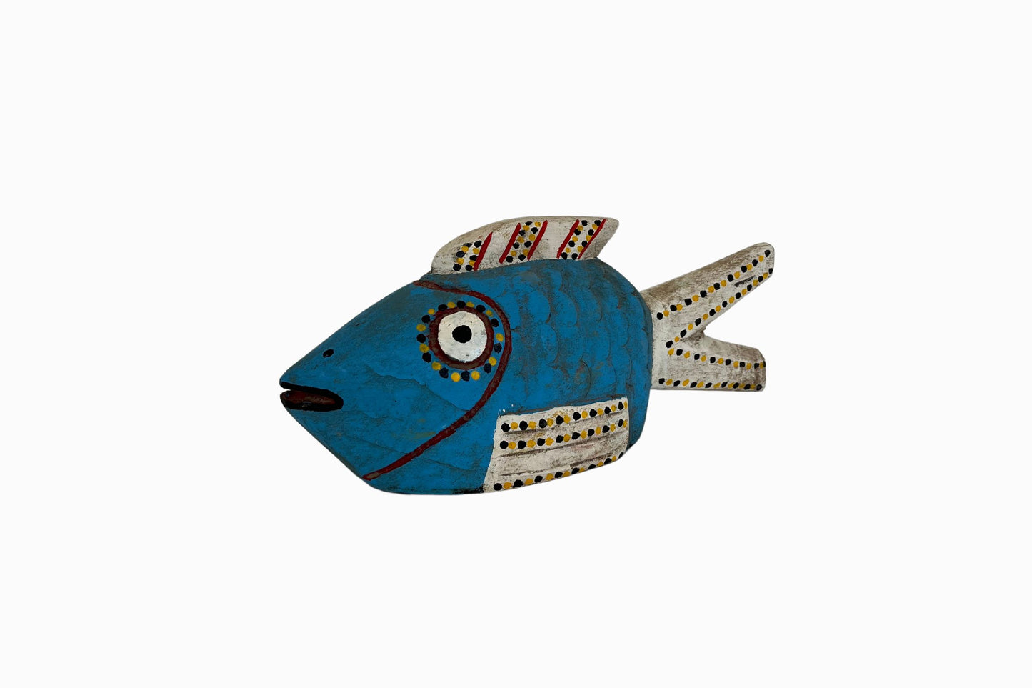 Turquoise painted Bozo fish