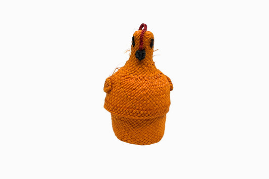 Orange Straw Egg Cup