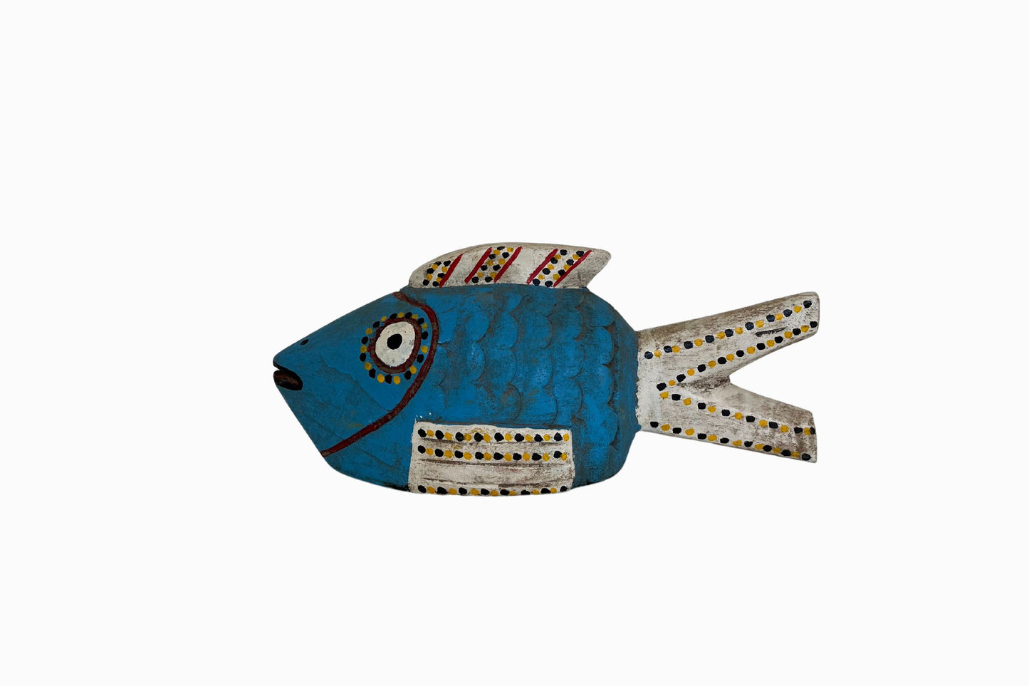 Turquoise painted Bozo fish