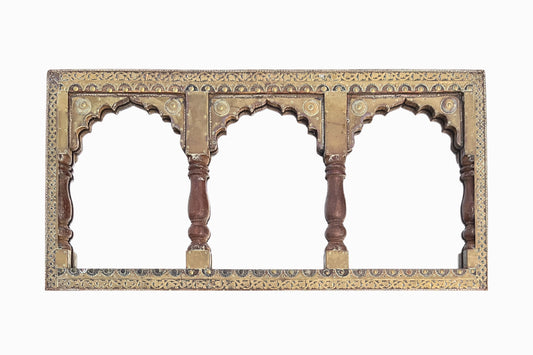 Three Arch Jharokha Mirror