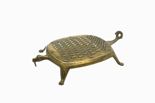 Vintage Brass Tortoise Grater II