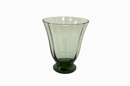Green Footed Wine Glasses