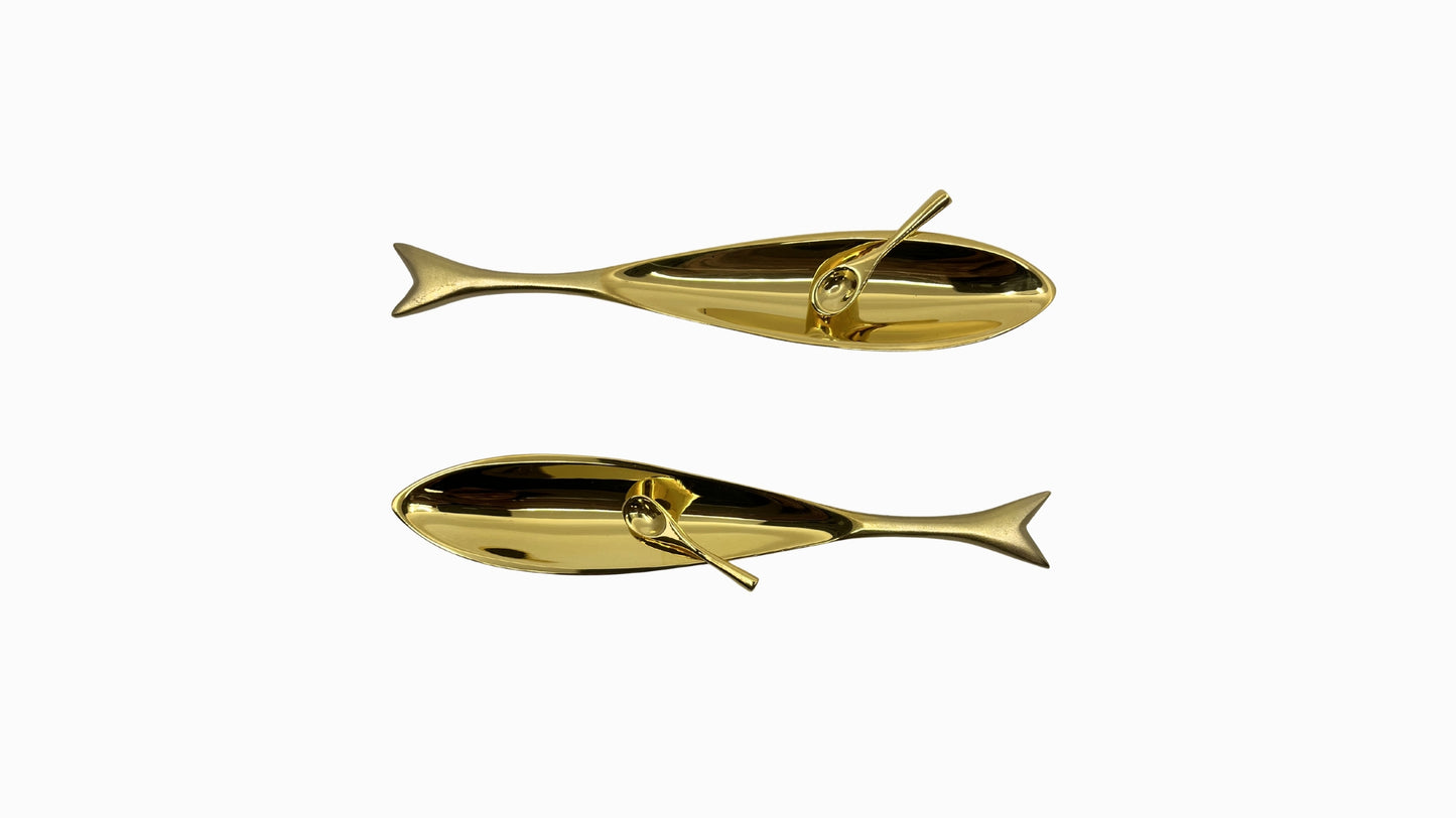Fish Salt & Pepper Servers