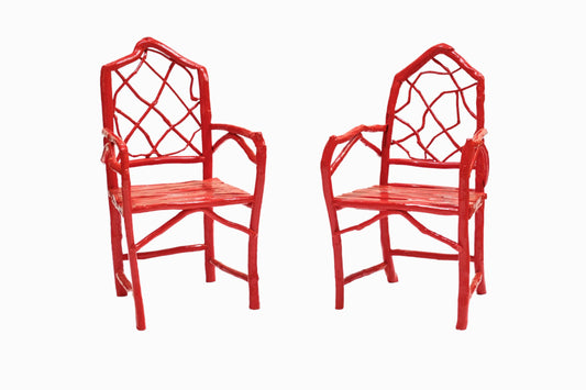 Maroc Baroque Chair - Red