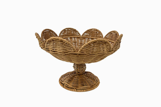 Rattan Footed Bowl