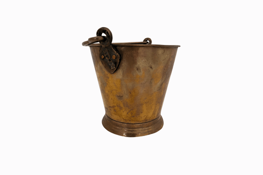 Vintage Indian Brass Bucket