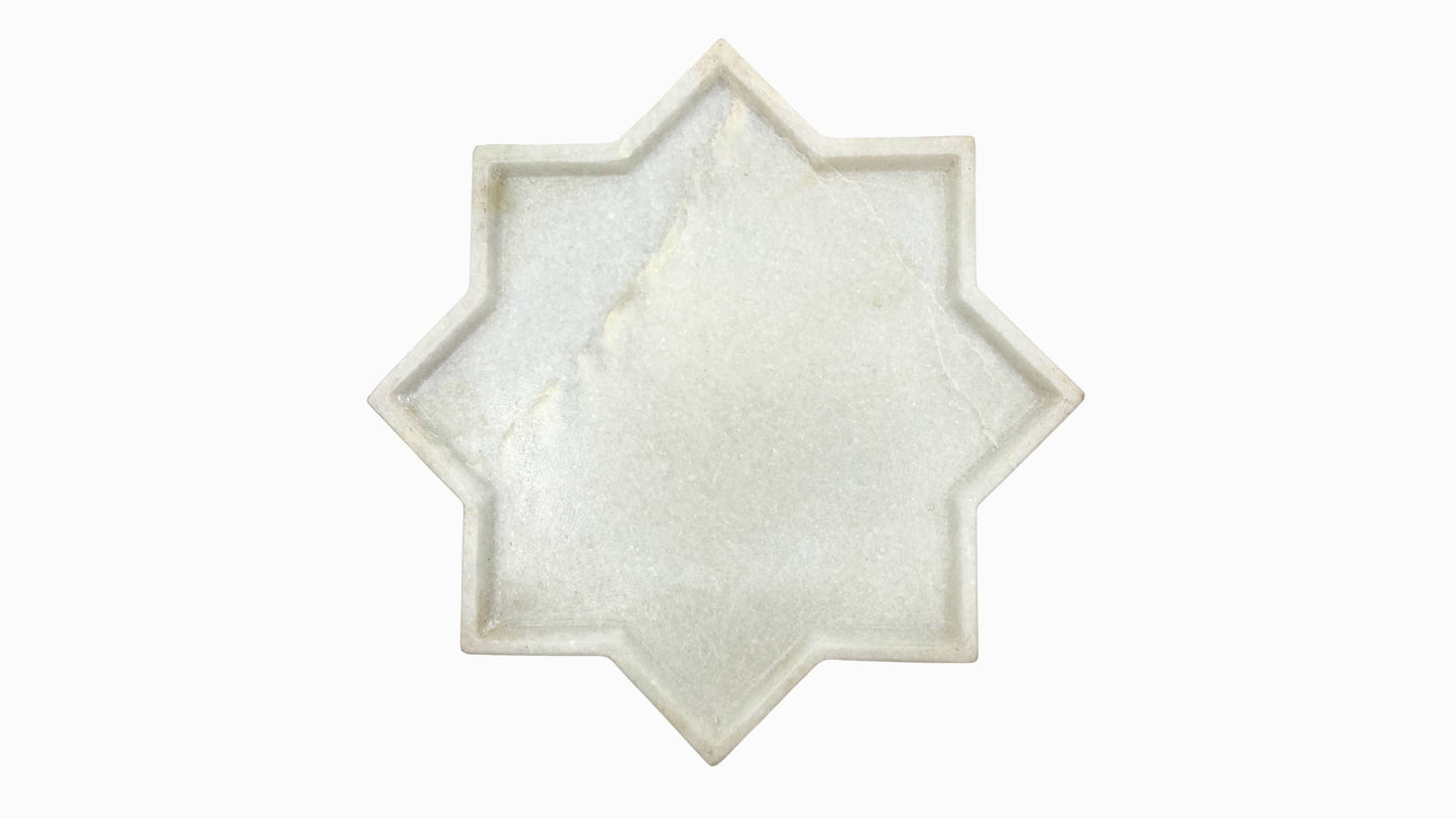 Star Shaped Marble Plate