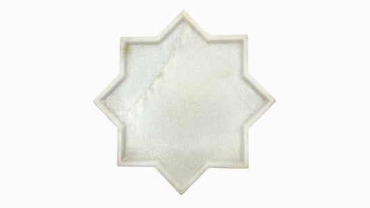 Star Shaped Marble Plate