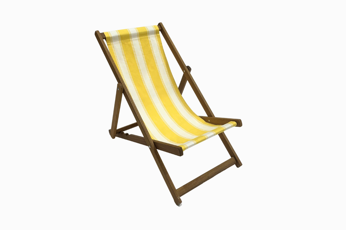 Yellow Stripe Deckchair
