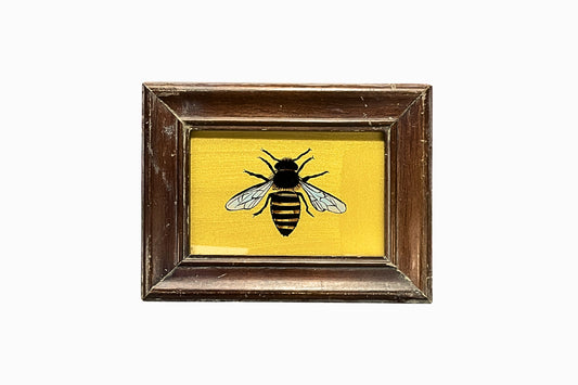 A Reverse Glass Painting of a Bee 1 (SMALL)