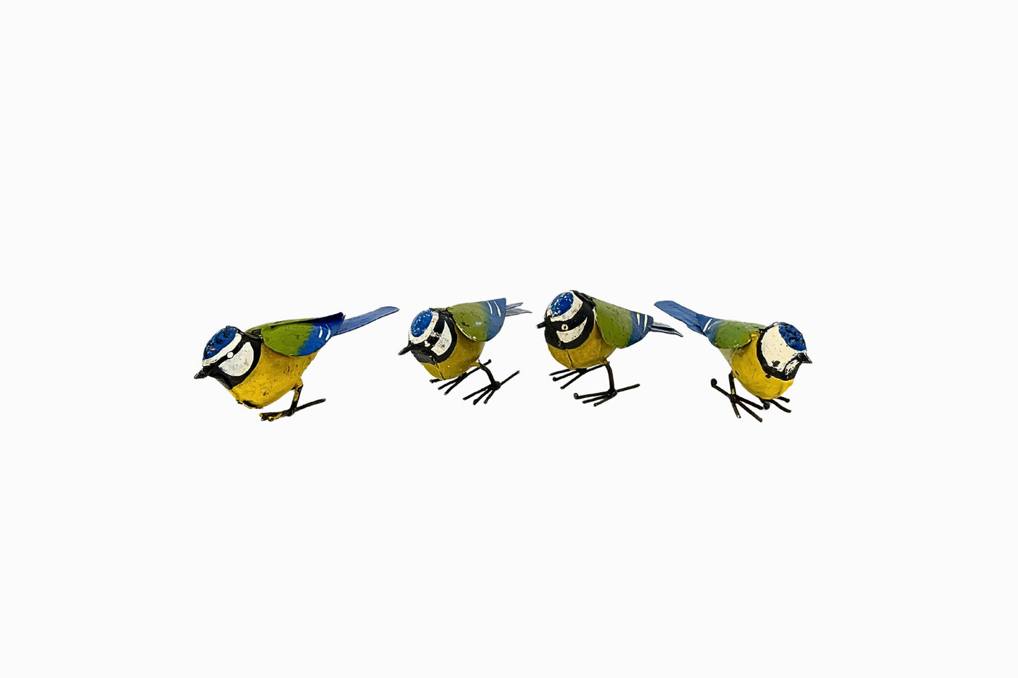 Metal Blue Tits