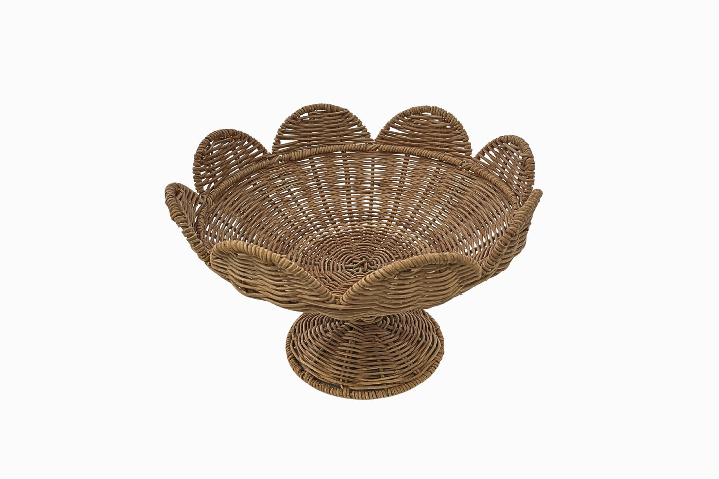 Rattan Footed Bowl