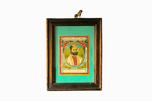Framed Indian vintage Label