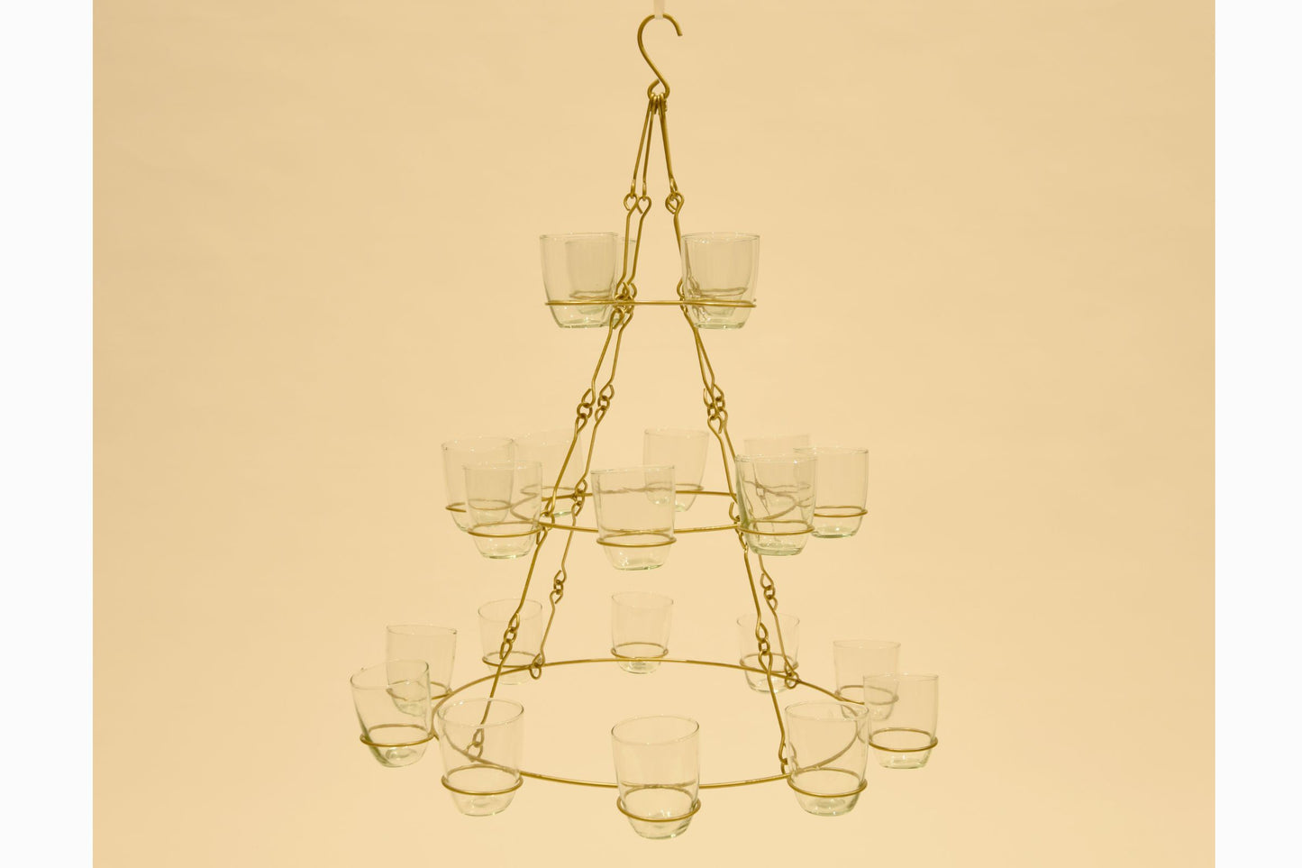 Tea light chandelier