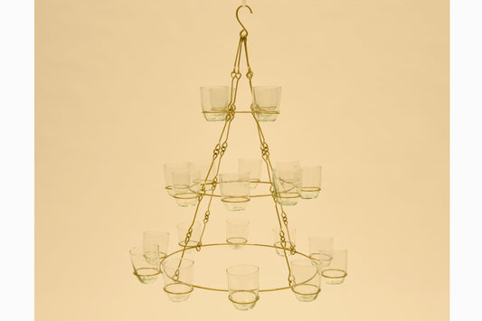 Tea light chandelier