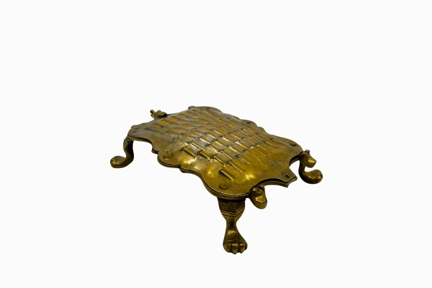 Vintage Brass Toroise Grater III