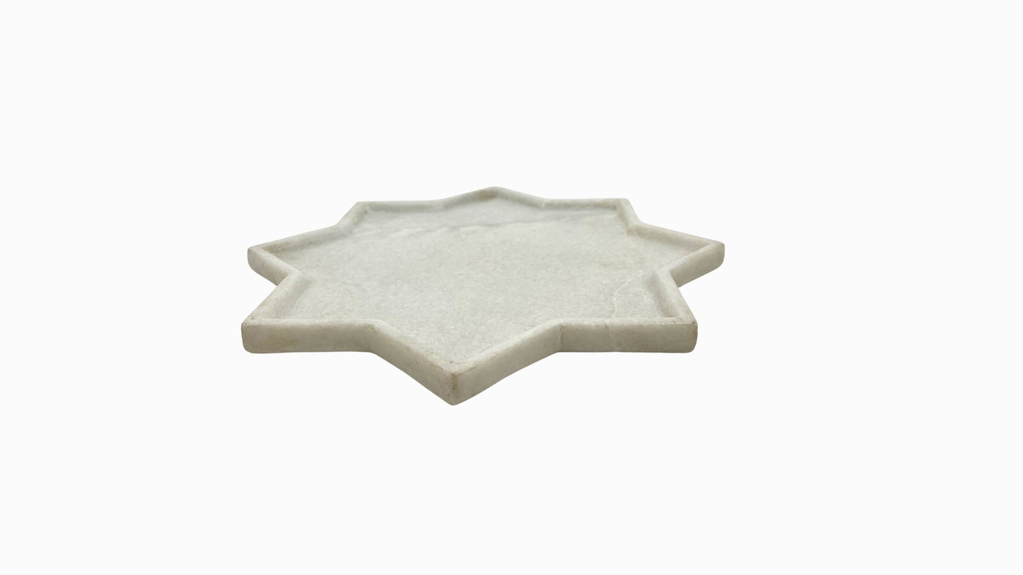 Star Shaped Marble Plate