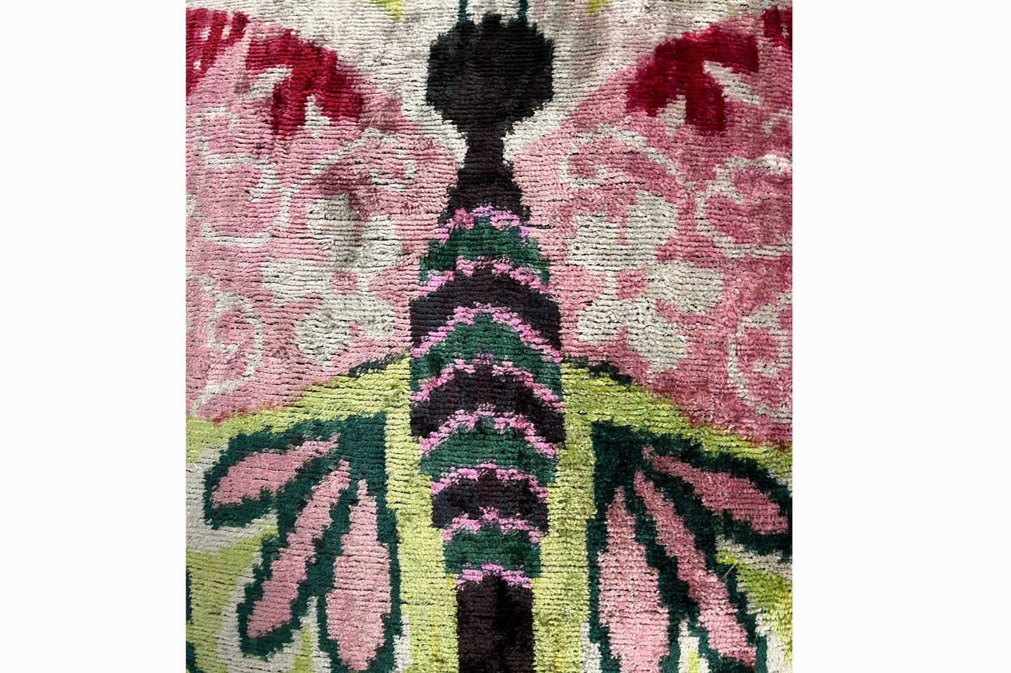 Silk Velvet Butterfly Cushion
