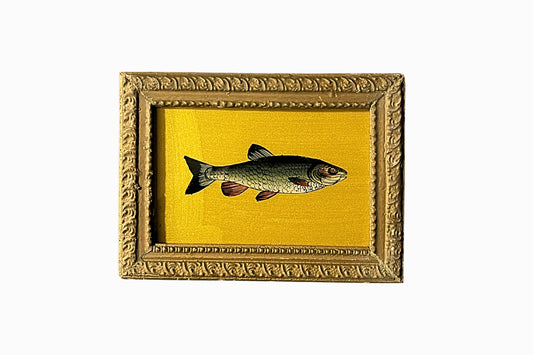 A Reverse Glass Painting of a Trout (Small)