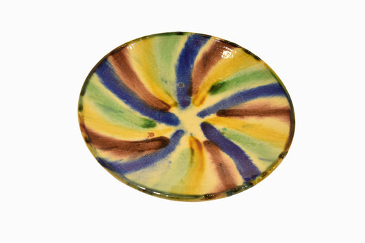 Glazed ceramic platter