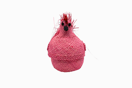 Pink Chicken Egg Basket