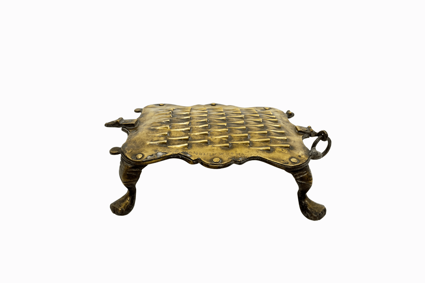 Vintage Brass Tortoise Grater I