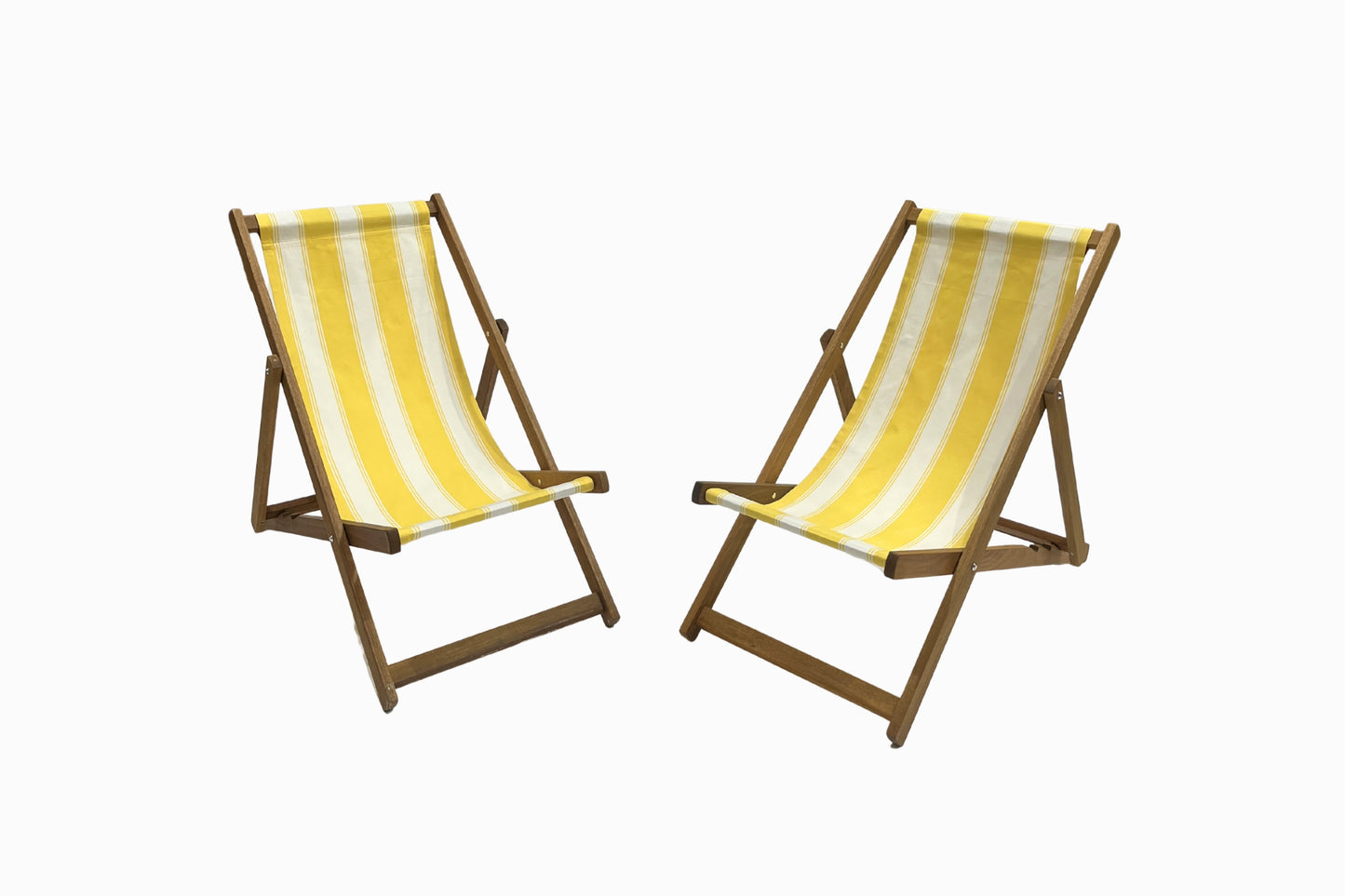 Yellow Stripe Deckchair