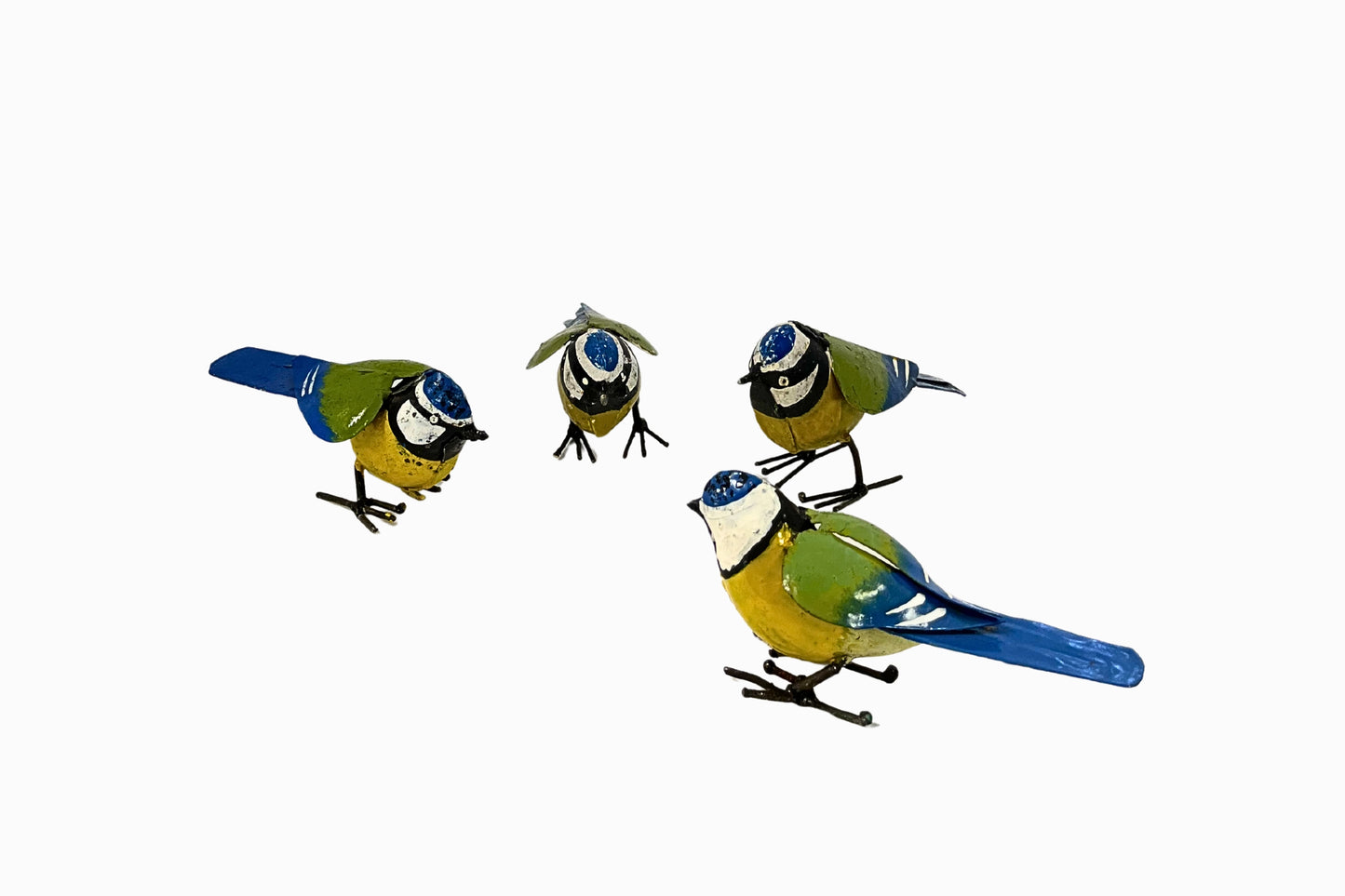 Metal Blue Tits